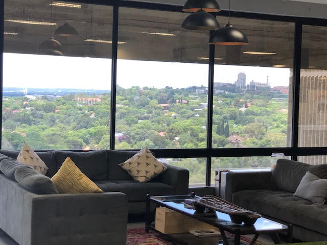 Purple office view