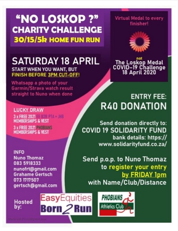 EasyEquities and Born2Run Charity Challenge